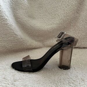 Scrappy Lucite Heels